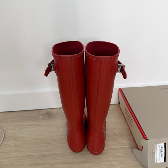 red Hunter boots original tall size US 5 - Picture 5 of 7